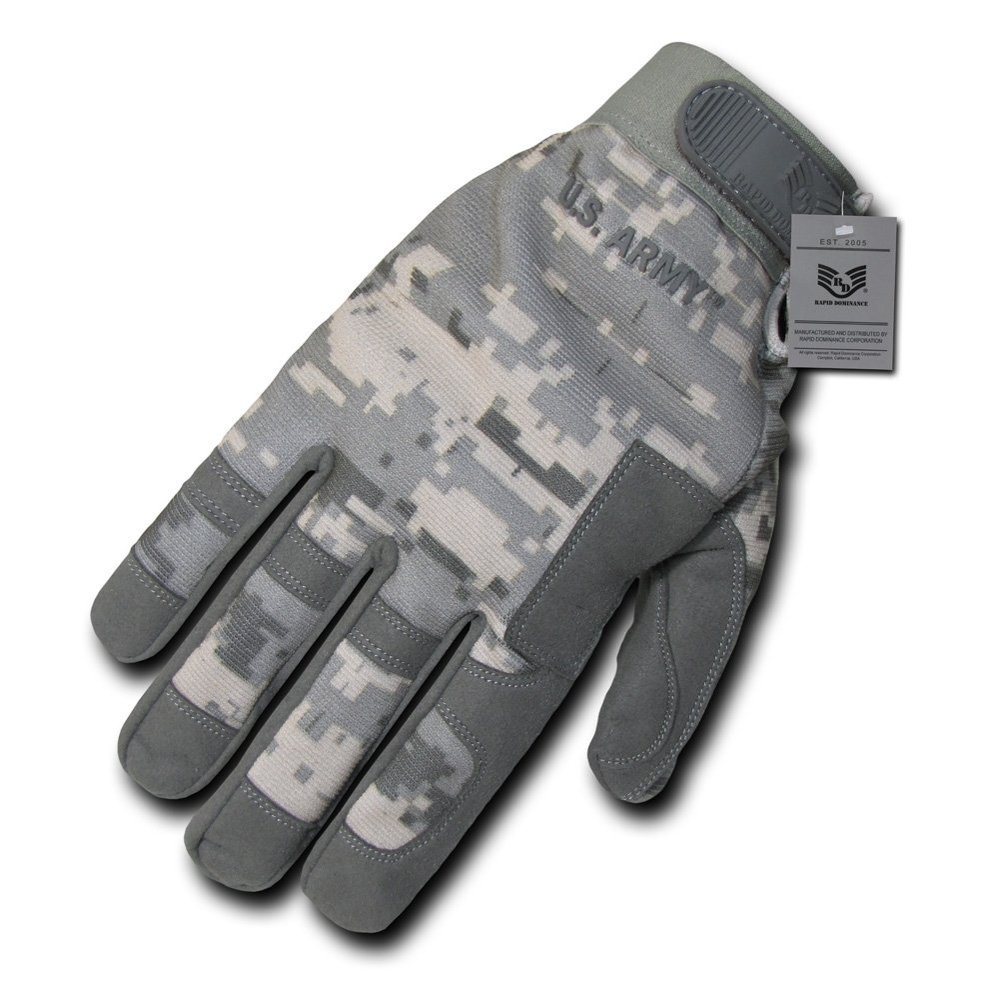 RAPDOM Tactical Army Digital Camo Gloves, ACU, XX-Large