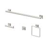 Gatco 4075 Elevate Single Robe Hook, Wall Mounted Hook for Bathroom Towels & Robes, Satin Nickel view 2