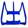 Frost Site Furnishings 2090-BLUE Bike Rack view 4