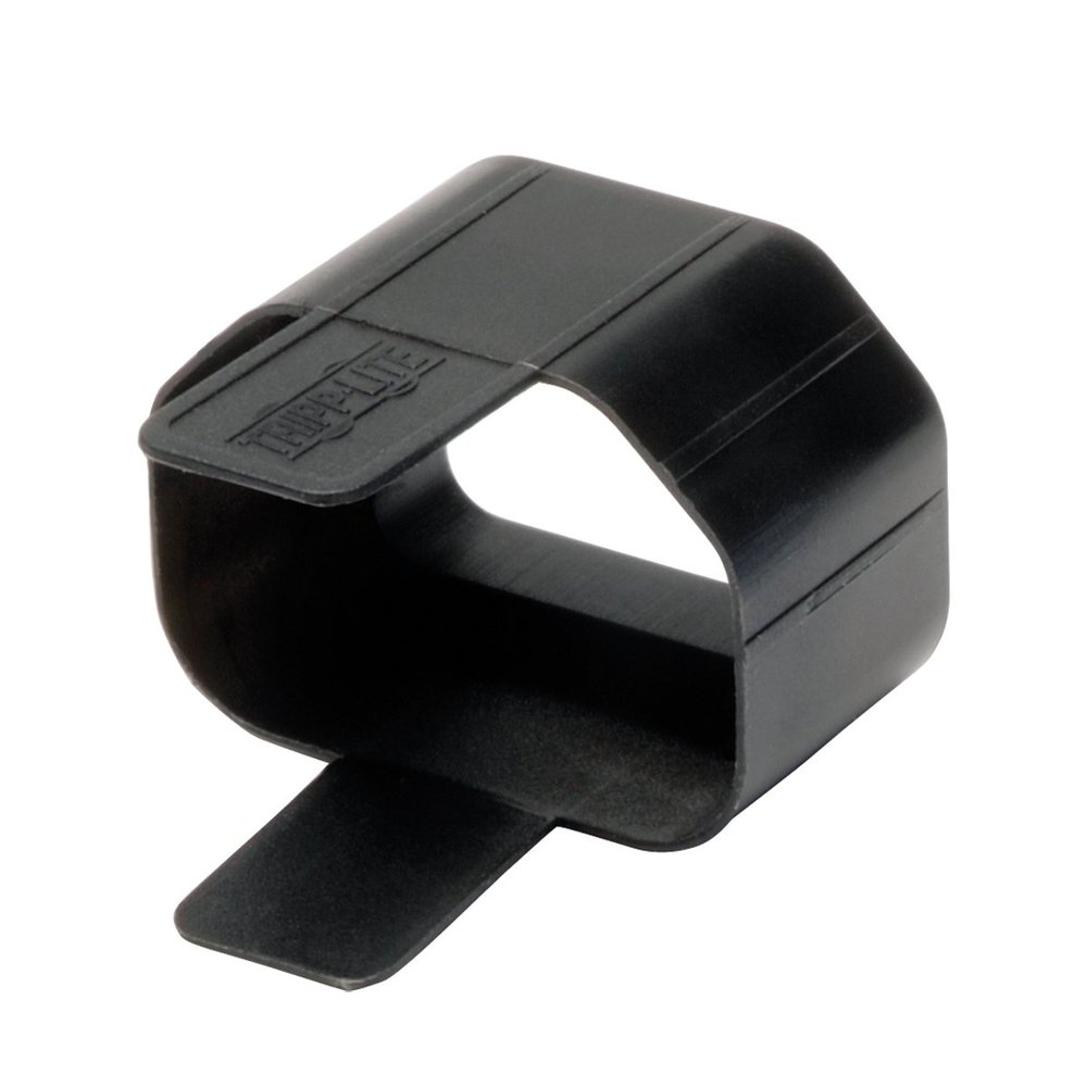Tripp Lite PLC13BK PDU Plug Lock Connector C14 Power Cord to C13 Outlet - 100 Pack, Black