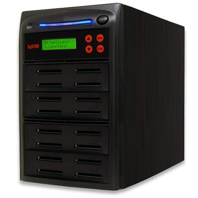 Systor 1:15 Compact Flash CF Card Duplicator - 2GB/Min - Standalone Copier & Eraser/Sanitizer, Multiple Memory Slots, Speeds Up to 33MB/Sec (SYS-CFD-15)