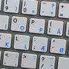 4Keyboard MAC NS Danish - English Non-Transparent Keyboard Decals White Background for Desktop, Laptop and Notebook view 1
