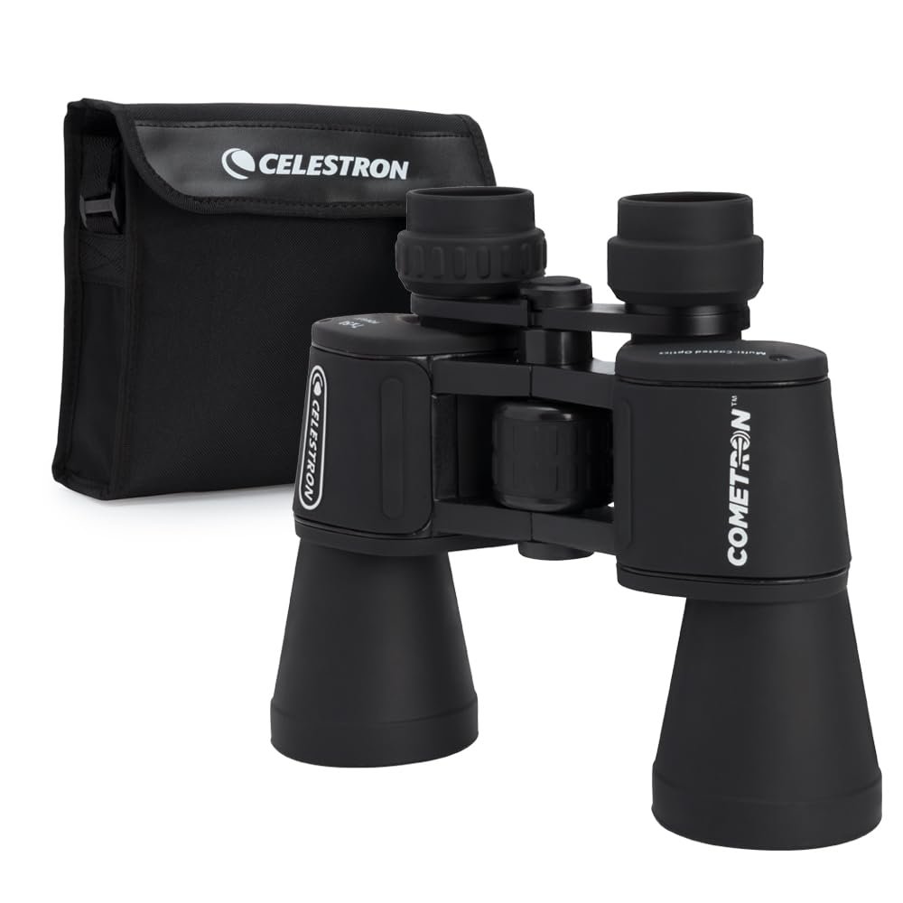 Celestron - Cometron 7x50 Astronomy Binoculars  Entry-Level for Stargazing and Comet Watching  Large 50mm Objective Lenses  Wide 6.6 Field of View  Multi-Coated Optics