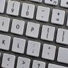 4Keyboard MAC NS English Non-Transparent Keyboard Stickers White Background for Desktop, Laptop and Notebook view 4