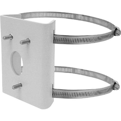 Pelco PA101 Pole Adapter for EM1400, PM14, MM1000 Mounts. Minimum Pole Diameter 1.5 in. Mounting Straps Included