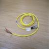 BANNER ENGINEERING MQEAC-406 75291 - CORDSET C-Code M12 Single Ended;4-PIN Straight Female Connector; 1.83 M (6.00 FT) in Length; Yellow PVC Jacket, Nickel-Plated Brass NUT view 1