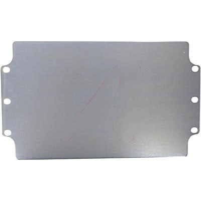 Altech Corp. 155-012, Plate, Mounting; Cast Aluminum, Al Si 12; Polyurethane; Silver Gray, RAL 7001