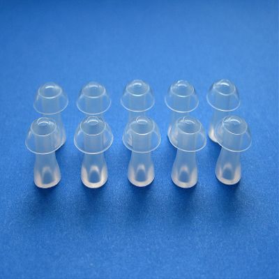 10 Small (S) Soft Replacement Mushroom Domes Eartips Earbuds Compatible with Shure SE110, SE115,SE210,SE315,SE420,SE425,SE530 PTH,SE535, E3c, E4c, E4G, E5c, I3C, i4c, SCL3, SCL4, SCL5 Earphones