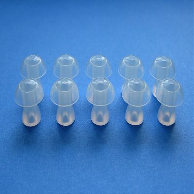 10 Medium (M) Soft Replacement Mushroom Domes Eartips Earbuds Compatible with Shure SE110, SE115,SE210,SE315,SE420,SE425,SE530 PTH,SE535, E3c, E4c, E4G, E5c, I3C, i4c, SCL3, SCL4, SCL5 Earphones
