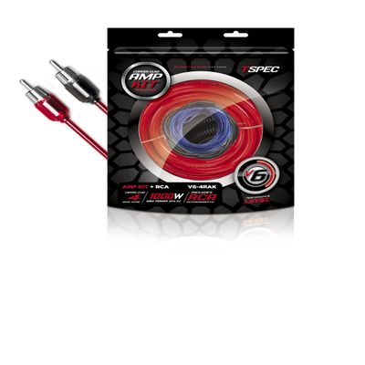 T-Spec V6-4RAK 4 AWG V6 Amplifier Kit