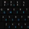 APPLE NS PORTUGUESE - ENGLISH NON-TRANSPARENT KEYBOARD LABELS BLACK BACKGROUND FOR DESKTOP, LAPTOP AND NOTEBOOK view 4