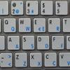 4Keyboard MAC NS Spanish - English Non-Transparent Keyboard Decals White Background for Desktop, Laptop and Notebook view 4