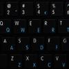 4Keyboard MAC NS Swedish/Finnish - English Non-Transparent Keyboard Stickers Black Background for Desktop, Laptop and Notebook view 4