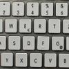 4Keyboard MAC NS Swiss Non-Transparent Keyboard Stickers White Background for Desktop, Laptop and Notebook view 4