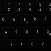4Keyboard MAC NS Swiss Non-Transparent Keyboard Stickers Black Background for Desktop, Laptop and Notebook view 4