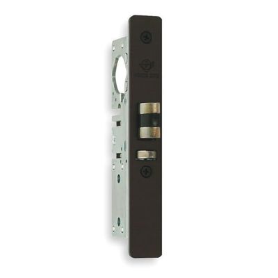 Adams Rite 4510-45-101-313 Standard Duty Deadlatch with 1-1/2" Backset and Flat Faceplate. LH or RHR with a 4-5/8" Strike. 313 Dark Bronze Anodized Finish.