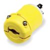 20A Marine Twist-Lock Plug 2P 3W 125VAC L5-20P YL view 1
