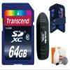 64 GB Secure Digital (SDXC) Class 10 Memory Card + Accessory Kit view 1