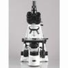 AmScope T690C-PCT200-PL Phase-Contrast Trinocular Compound Microscope, 40X-2500X Magnification, WH10x and WH25x Super-Widefield Eyepieces, Infinity Plan Achromatic Objectives, Brightfield, Kohler Condenser, Double-Layer Mechanical Stage, Includes 4 P view 3