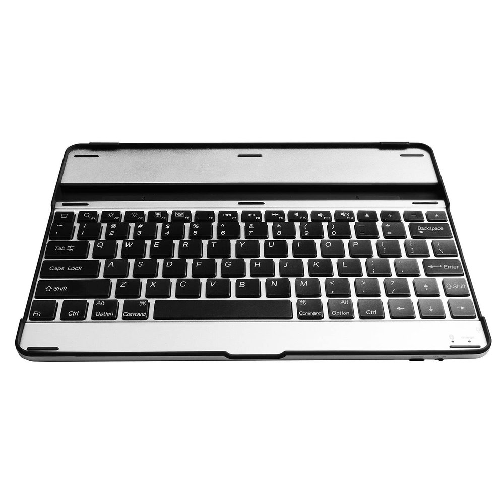 Aluminum alloy cover, Silver and black, Wireless keyboard,