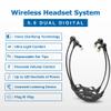 TV  EARS 5.0 Dual Digital Wireless Headset System for Watching, Includes 2 Headsets & RF Transmitter Compatible with Most TV Brands, Ideal for Seniors & with Hearing Difficulties view 2