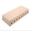 Networx 8-Port Ethernet Keystone Jack Surface Mount Box, Unloaded, Ivory view 2