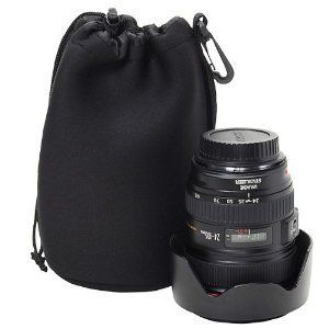 4 Size to Protect The Sum  Photo Supplies Soft Cushion Lens Pouch Multipurpose Important (L)