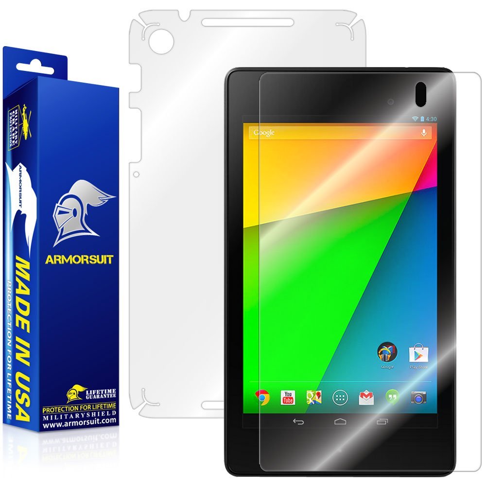 ArmorSuit MilitaryShield Full Body Skin Film + Screen Protector for Google Nexus 7 2nd Generation - Anti-Bubble HD Clear Film