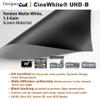 Elite Screens Designer Cut 135" Diag. 16:9, 8K 4K Ultra HD Matte White DIY Raw Projector Screen Material, Black Backed Projection Screen, RM-135H-CWHITEUHDB view 2