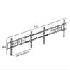Multibrackets 7792 M Public Display Stand, Dual Display (40" - 55") Mounting Base (by Multi Bracket), Black view 3