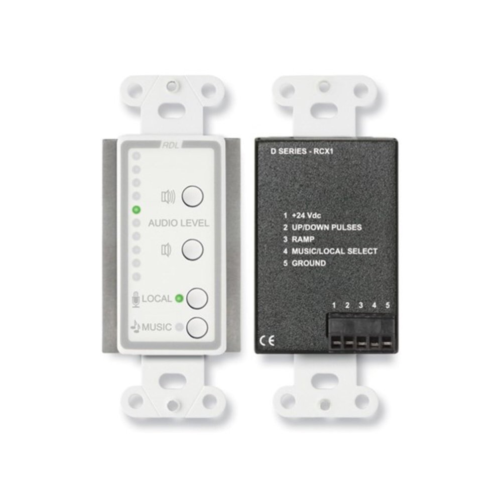 Radio Design Labs RDL Room Control for RCX-5C Room Combiner - Decora Black (DB-RCX1)