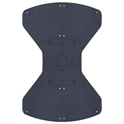 Multibrackets M Public Display Stand Front and Rear Floor Fixtures (by Multi Brackets), Black 9802
