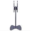 Multibrackets M Public Display Stand Front and Rear Floor Fixtures (by Multi Brackets), Black 9802 view 3