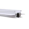 WAC Lighting WT4-RTL-WT W Track W2 120V 2-Circuit Recessed Track, 4-Feet view 2