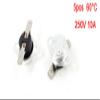 uxcell 5pcs 60C 140F NC Normal Close Thermostat Temperature Thermal Switch view 2