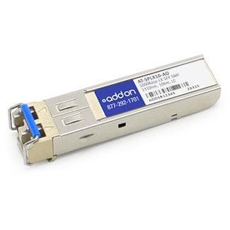 AddOn Allied Telesis AT-SPLX10 Compatible TAA Compliant 1000Base-LX SFP Transceiver (SMF, 1310nm, 10km, LC) - 100% compatible and guaranteed to work - TAA Compliance