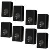 Acoustic Audio 151B Indoor Outdoor 2 Way Speakers 2400 Watt Black 4 Pair Pack 151B-4Pr view 1