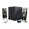 3pc Speaker System 7rms Watts Subwoofer Flat Panel Mp3 Cradle view 1