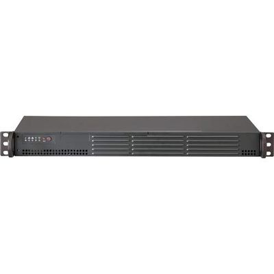 SUPERMICRO SuperChassis 504-203B 1U - 1 x Bay - 1 x 200 W - Mini ITX Motherboard Supported / CSE-504-203B /