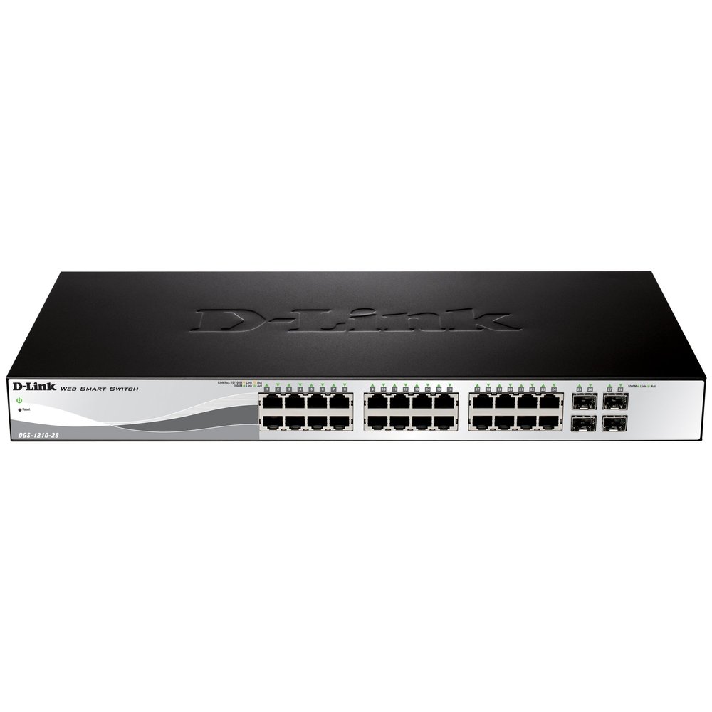 D-Link WebSmart DGS-1210-28 Ethernet Switch / 24 Ports - Manageable/DGS-1210-28 /