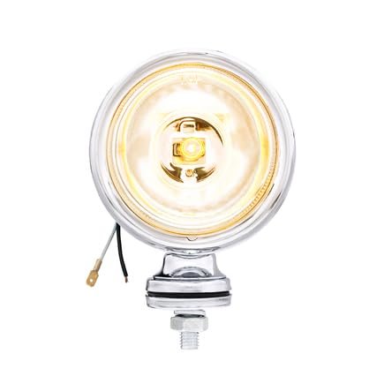 United Pacific 30614 Work Light, 4" Chrome, Off Road, Halogen, with Clear Lens