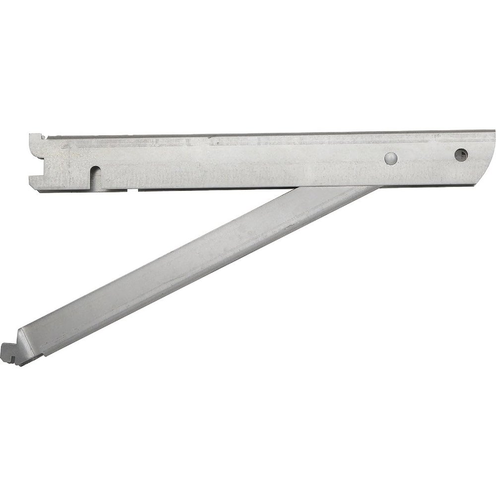 John Sterling Fast-Mount 13 in. Galvanized Steel Supported Shelf Bracket - 1 Each