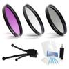 77mm Filter Kit UV PL FLD Lens Filters for Sigma 17-50mm F2.8 EX DC (OS) HSM view 1