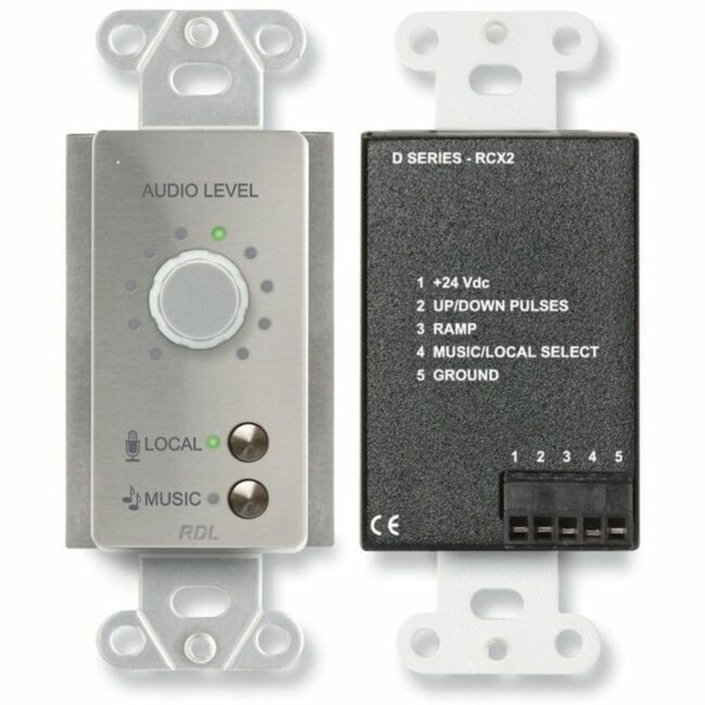 2 Radio Design Labs DS-RCX2 Room Control for RCX-5C Room Combiner Stain