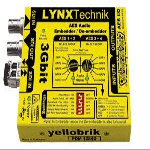 AES audio Embedder/De-embedder (balanced AES) (PDM 1284 D)