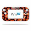 MightySkins Skin Compatible with Nintendo Wii U Gamepad Controller wrap Sticker Skins Orange Flowers view 1