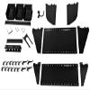 Wall Control KT-400-WRK B Slotted Tool Board Workstation Accessory Kit for Wall Control Pegboard Only, Black view 1