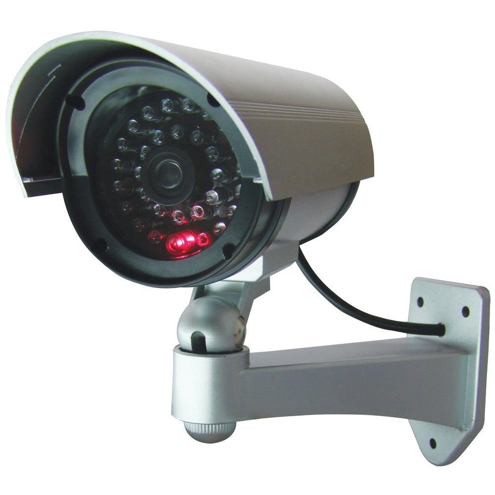 Flashing LED Fake Dummy Outdoor Camera Cam 30 with Infrared IR Professional Design CCTV MWS
