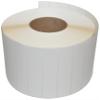 Compulabel Thermal Transfer Shipping Labels, 4 inch x 1 inch, White,Gloss Polyester, Permanent Adhesive, Perforations Between Labels, 5500 Per Roll, 4 Rolls view 1