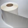 Compulabel Thermal Transfer Shipping Labels, 4 inch x 1 inch, White,Gloss Polyester, Permanent Adhesive, Perforations Between Labels, 5500 Per Roll, 4 Rolls view 4
